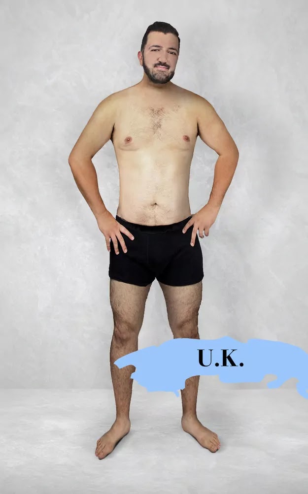 19 Countries Photoshop One Man To Compare Beauty Standards Across The World