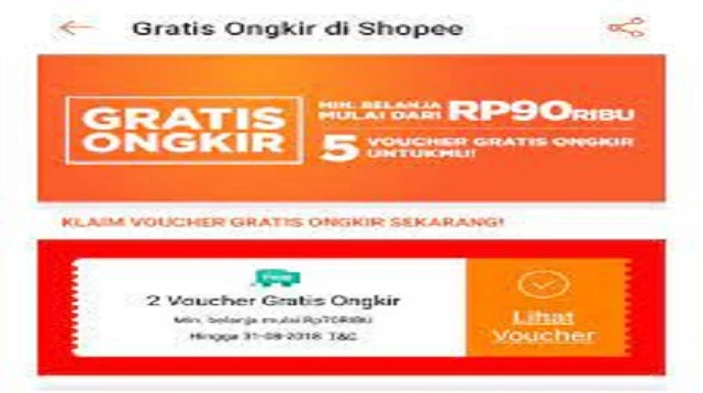 Cara Memasukkan Kode Voucher Shopee