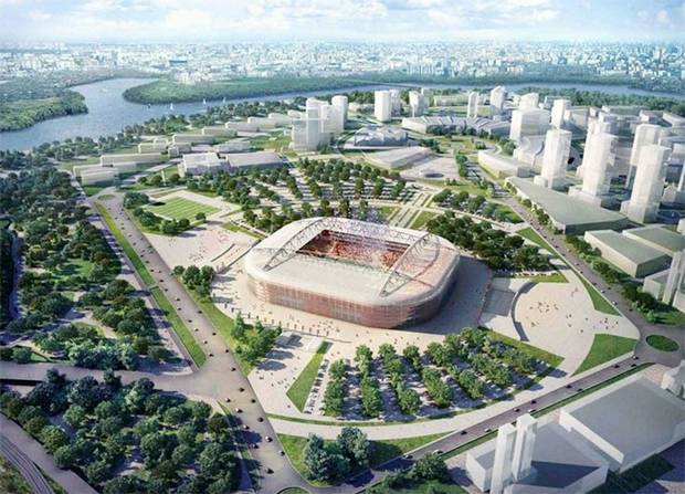 Russian stadiums for the World Cup in 2018, More images after the break.