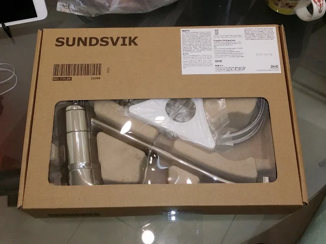 IKEA「SUNSVIK」廚房水龍頭產品包裝