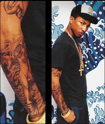 Realistic Tattoos: Pharrell Tattoo Removal