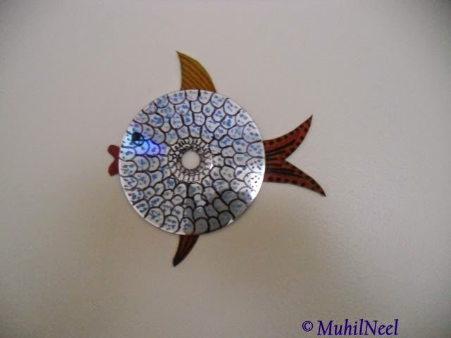 muhilneel: Fish - Recycled CD Craft