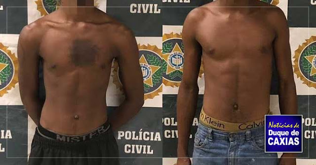 Polícia prende homens acusados de tráfico de drogas em Duque de Caxias