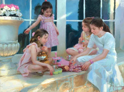 SISTERS, 2020 painting Vladimir Volegov