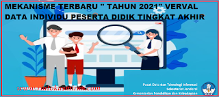 MEKANISME TERBARU " TAHUN 2021" VERVAL DATA INDIVIDU PESERTA DIDIK TINGKAT AKHIR