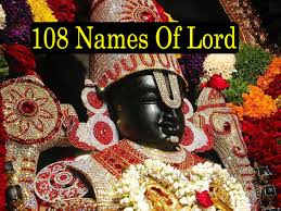 Lord Venkateshwara (Lord Vishnu) - 108 Names