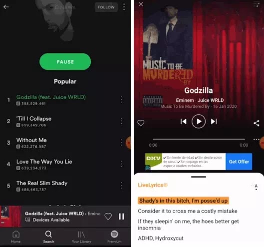 cara menampilkan lirik lagu spotify-2