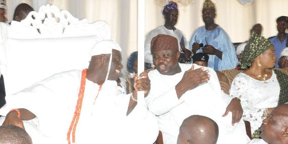 Photos of Gov Ambode at the Coronation of new Ooni of Ife