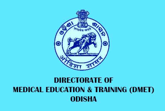 Directorate of Medical Education and Training (DMET), Odisha, Bhubaneswar Recruitment 2017 For Paramedical Posts (159 Vacancies)