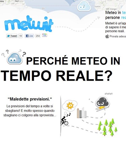 meteo in tempo reale