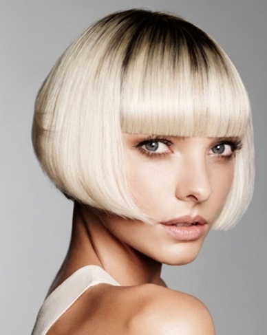 Chic Blunt Bob Hairstyle 2014