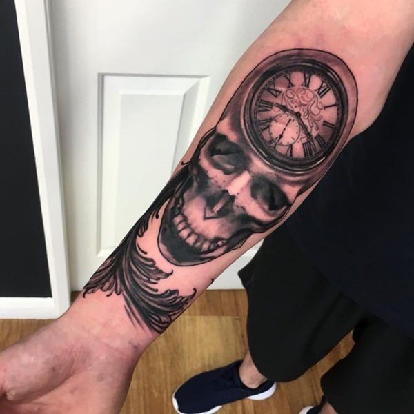 Tatuagem de caveira - 76 ideias para se inspirar