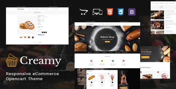 Best Bakery OpenCart Theme