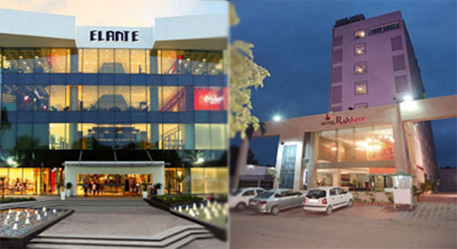 Hotels near Elante mall in Chandigarh