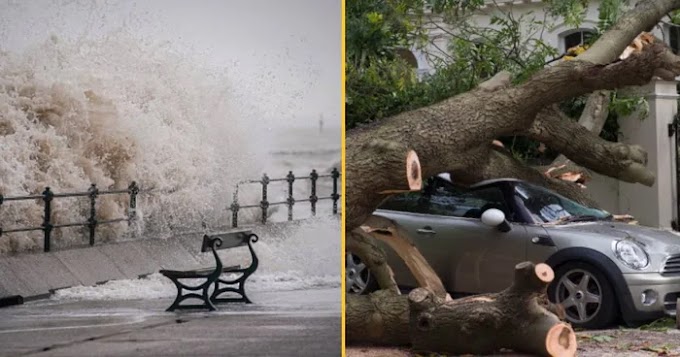 A tempestade Agnes traz ventos de 128,75 km/h e alertas de "perigo de vida" no Reino Unido