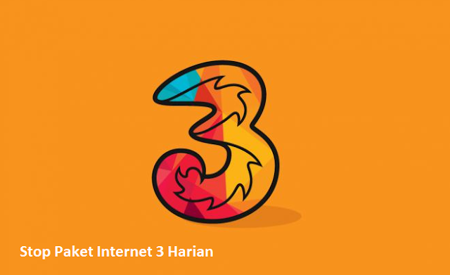 cara berhenti paket internet 3 harian