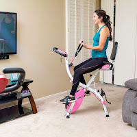 Arm resistance bands on PLENY 3-in-1 Exercise Bike, image