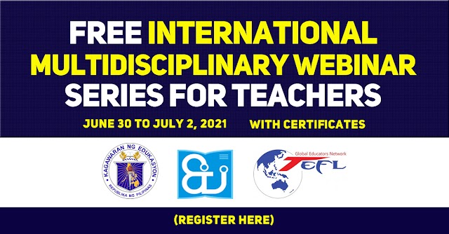 FREE INTERNATIONAL MULTIDISCIPLINARY WEBINAR SERIES FOR TEACHERS