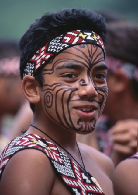 South African Tribal Face Painting