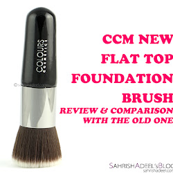 NEW Flat Top Foundation Brush by Colours Cosmetics Malaysia - Review, Comparison & Giveaway