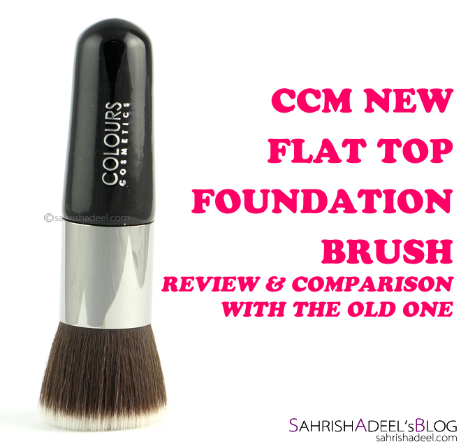 NEW Flat Top Foundation Brush by Colours Cosmetics Malaysia - Review & Comparison