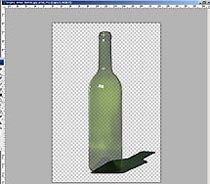 hacer una botella transparente con Photoshop