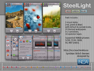 Steel Light by NCA-5800,X6,N97 Theme