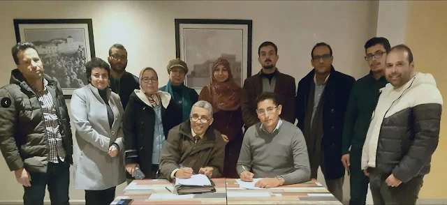 اتفاقية شراكة بين الجمعية المغربية لمدرسي اللغة الفرنسية (فرع تطوان) وجمعية مبادرات تربوية
