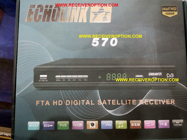 ECHOLINK 570 HD RECEIVER POWERVU KEY OPTION