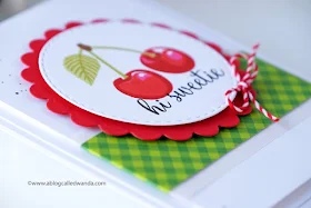 Sunny Studio Stamps: Fast Food Fun Berry Bliss Brightly Colored Cards by Wanda Guess