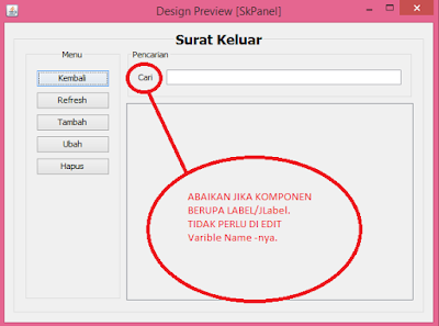 tampilan panel SkPanel