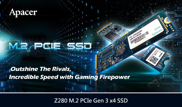 Apacer Z280 M.2 PCIe Gen 3 x4 SSD