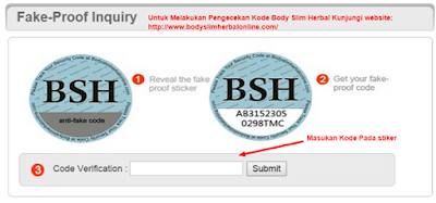 Cara Mengetahui Body Slim Herbal Asli dan Palsu