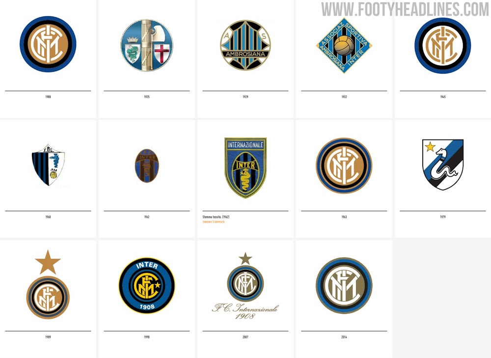 Full Inter Milan Logo History & Background Info - 2021 ...