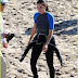 Courteney Cox  'Cougar Town' Beach Scenes