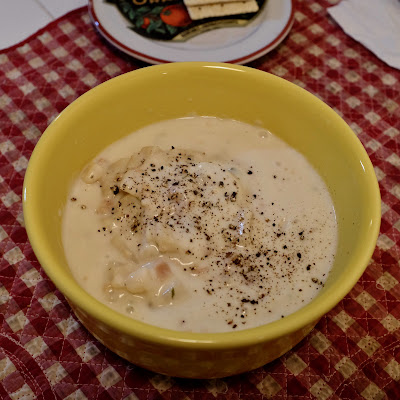 Clam Chowder: photo by Cliff Hutson