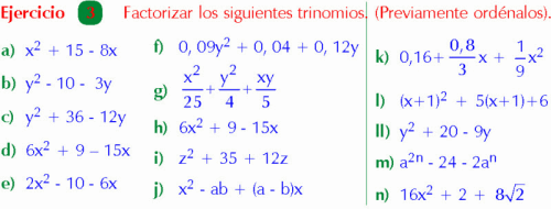 Factorizacion Del Trinomio X2 Bx C Por Aspa Simple Ejemplos Y