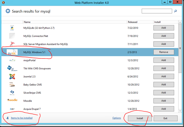 Microsoft Web Platform Installer