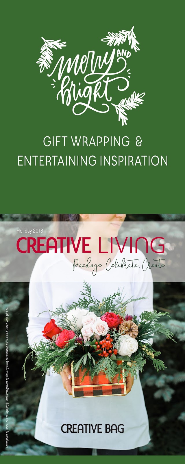 merry and bright gift wrapping and entertaining inspiration | Creative Bag