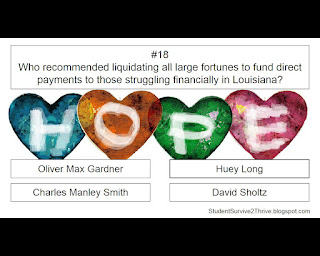 The correct answer is Huey Long.