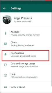 Notifikasi Pesan WA Tidak Muncul,2