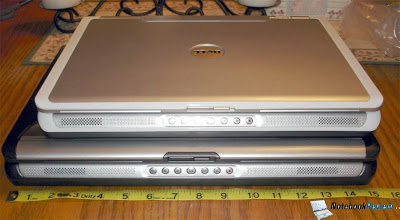 Dell Inspiron 6000 on top of XPS2 front view