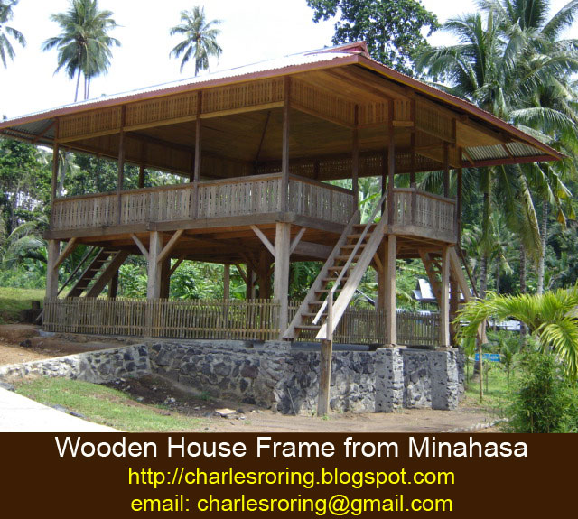 Wooden house of Minahasa