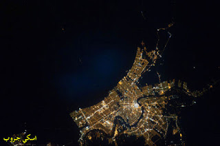 صور ليلية من محطة الفضاء الدولية لدول العالم. Nocturnal images of the International Space Station for the countries of the world