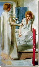 Ecce Ancilla Domini, Dante Gabriel Rossetti, 1850