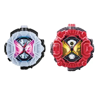 SUPER BEST DX Ziku Driver & Geiz Ride Watch Set, Bandai