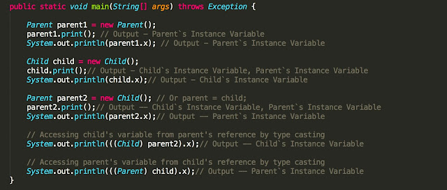 Why Instance Variable Of Super Class Is Not Overridden In Sub Class due to variable shadowing