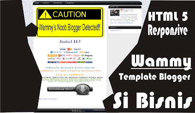 Template Blogger Si Bisnis HTML5 & Responsive