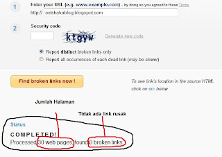 Cara Menghapus Broken Link Di Blog