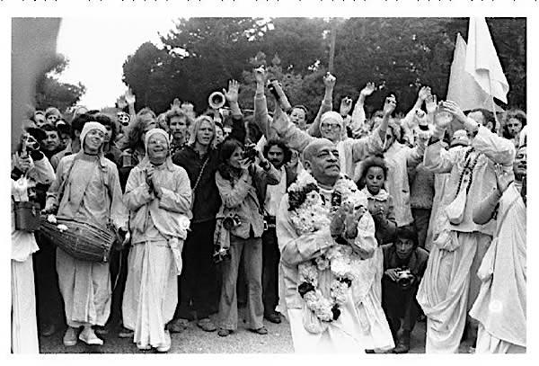 Srila Prabhupada Floods the world with pure bliss